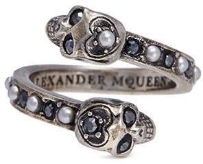 navy alexander mcqueen jewelry|alexander mcqueen women's.